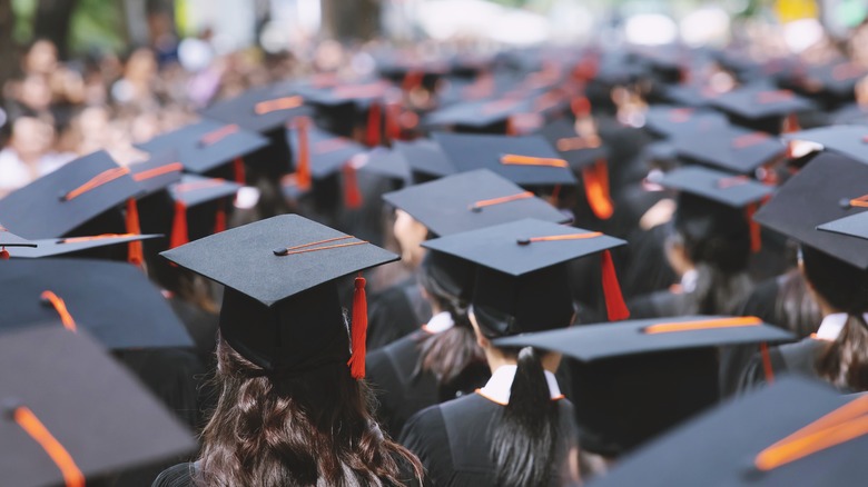 a group of college graduates