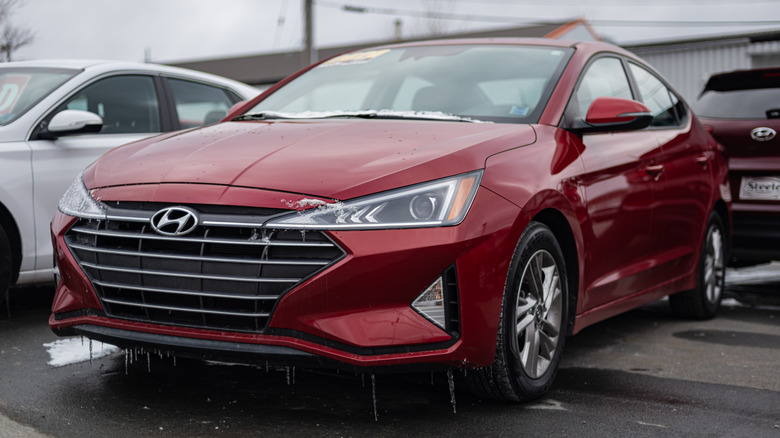 A 2020 Hyundai Sonata at a dealership in Halifax's North End.