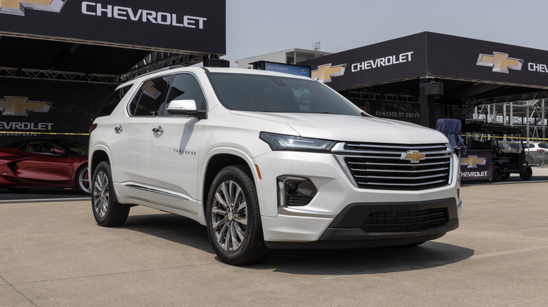 Chevrolet Traverse display at IMS.