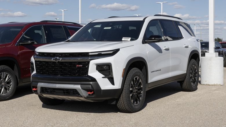 Chevrolet Traverse Z71 AWD 3-Row SUV at a dealership.