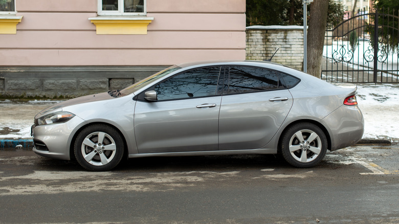 Dodge Dart SXT four-door compact sedan car.