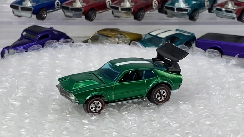 Screen grab of post restoration Hot Wheels toy car