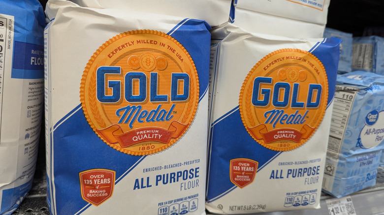 Bag of Gold Medal flour