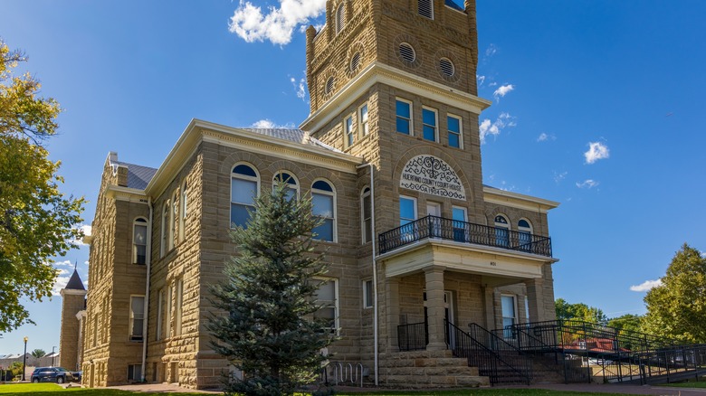 The Huerfano County Courthouse in Walsenburg, Colorado.
