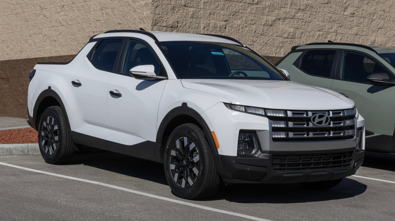 Hyundai Santa Cruz SEL AWD display
