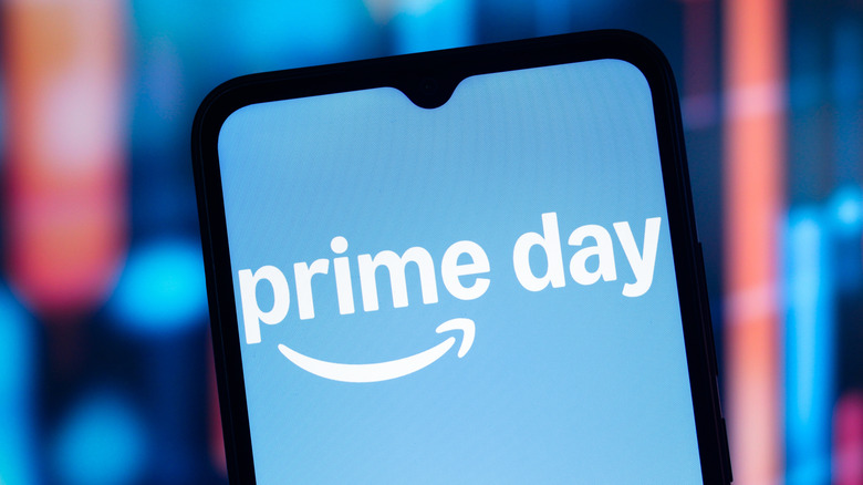 Prime day logo on phone