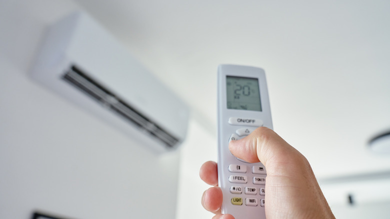 turning on fan with a remote