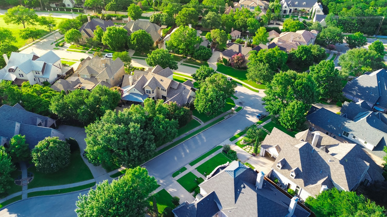 suburban neighborhood