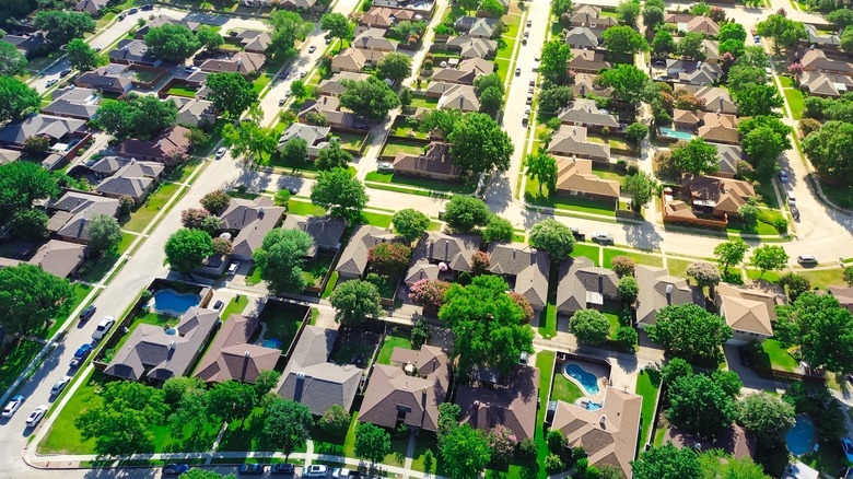 suburban neighborhood