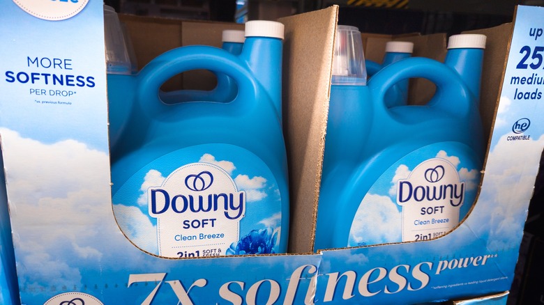 Downy fabric softeners in boxes
