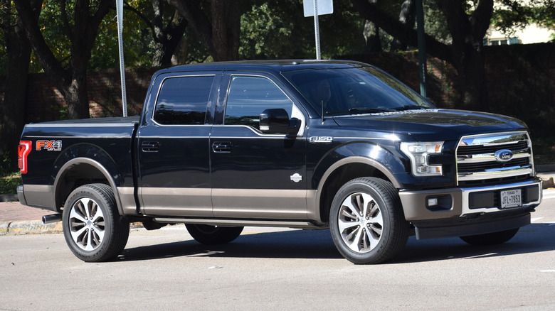 Ford F150 pick-up truck cruising at Hermann Park, Houston TX