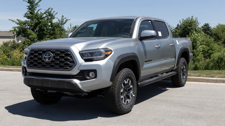Toyota Tacoma display.