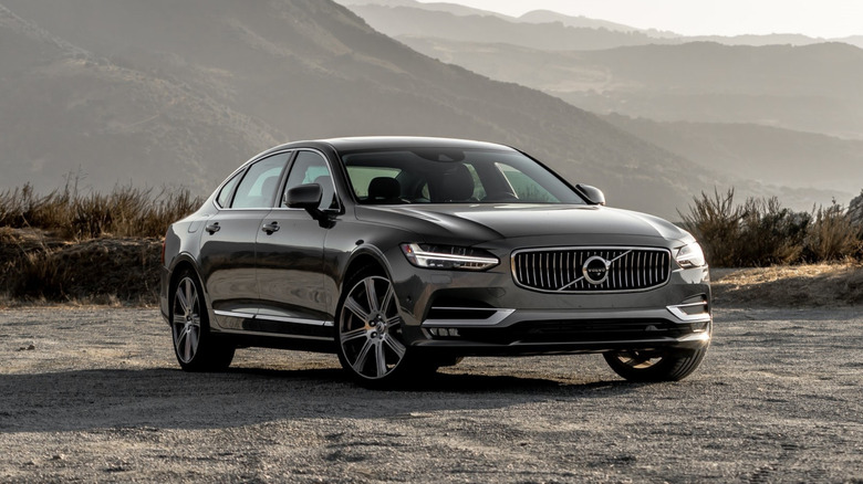 Volvo S90 parked outside