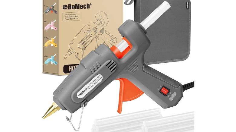RoMech Full Size 60/100W Dual Power Hot Glue Gun