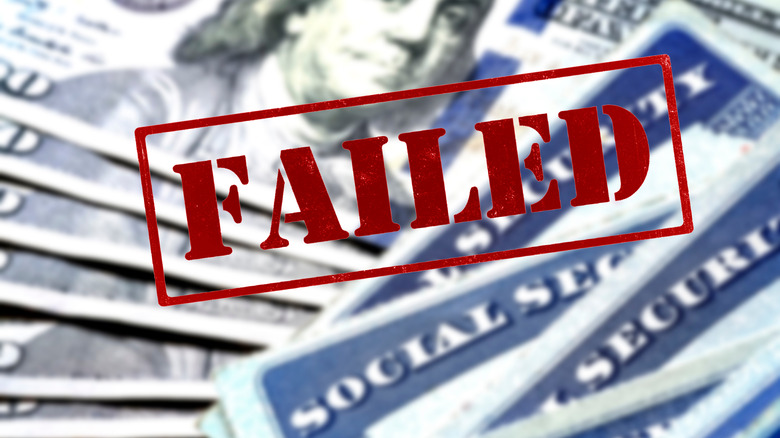 failed tax return with ssn