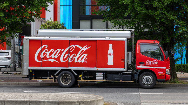 Coca-Cola delivery truck