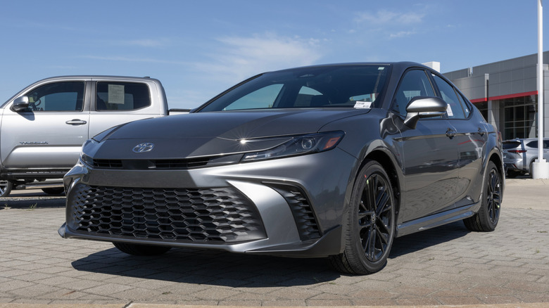 Toyota Camry at dealership