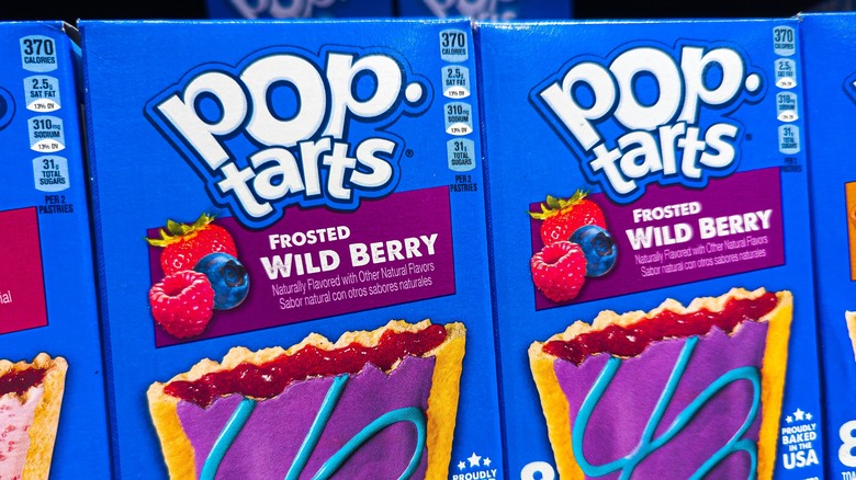 Boxes of Frosted Wild Berry Pop-Tarts