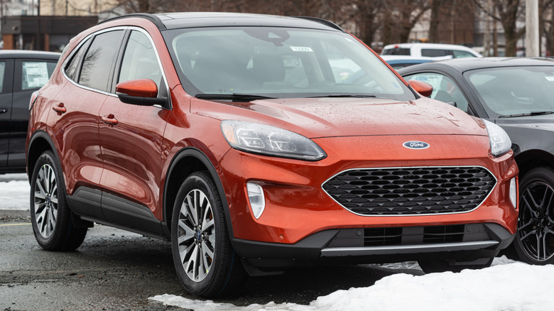 A 2020 Ford Escape Suv at a dealership in Halifax's North End.