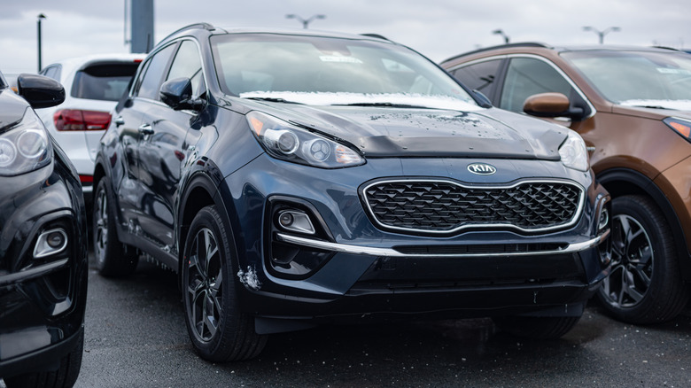 A 2020 Kia Sportage Suv at a dealership in Halifax's North End.