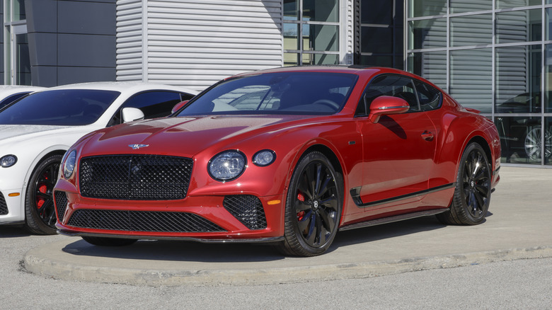 Bentley Continental GT Edition 8 display.