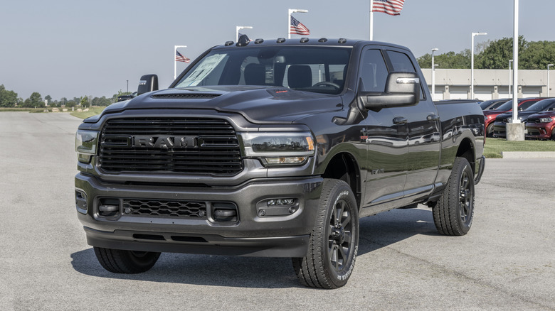 Ram 2500 Laramie Crew Cab 4X4 display.