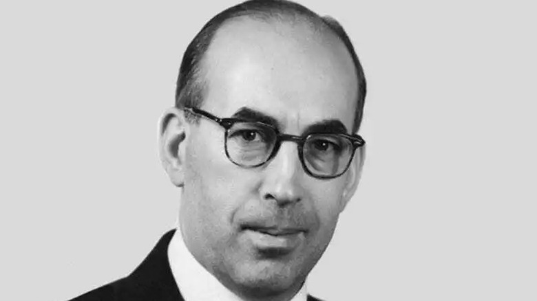 Philip Fisher in dark suit in vintage photo