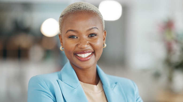smiling woman