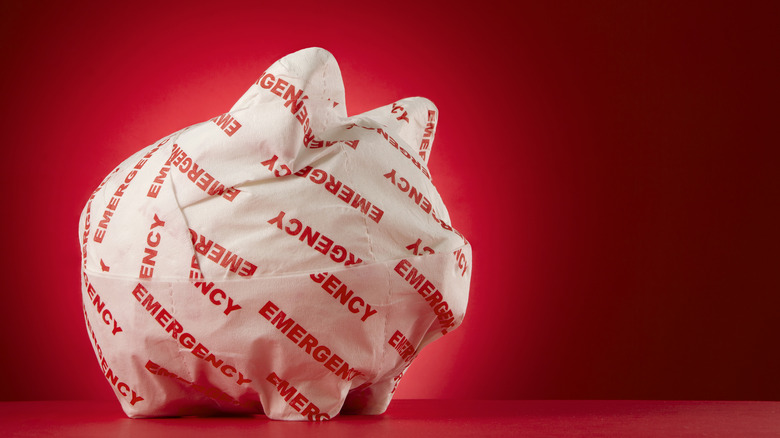 emergency fund piggy bank