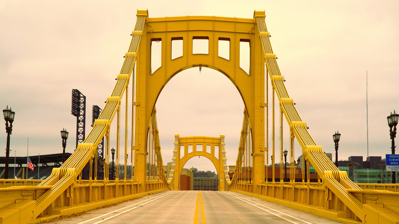 A bridge in Pittsburgh, Pennsylvania
