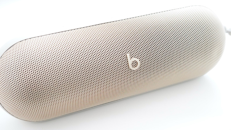 Beats pill on white backround