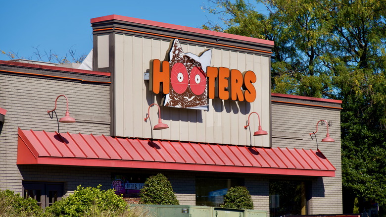 a Hooters restaurant
