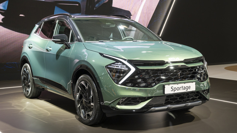 Kia Sportage compact SUV at Brussels Expo