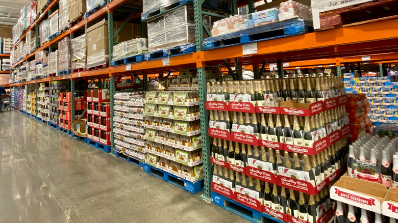 costco bulk drink aisle
