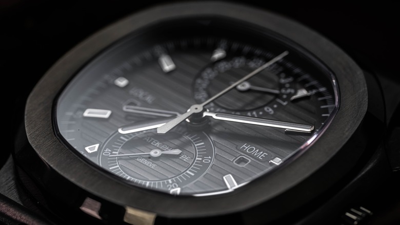 2025 Patek Philippe Nautilus ref 5990 showing the dial