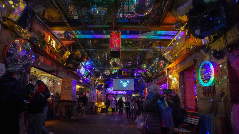 Ruin bar in Budapest.