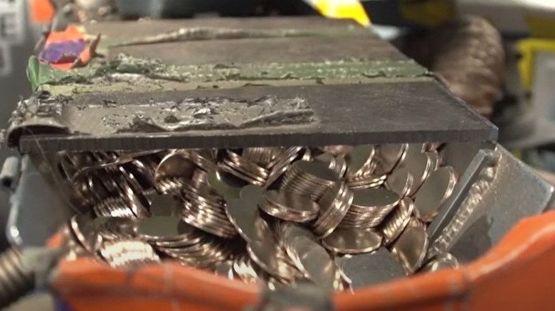 Mint production of coins