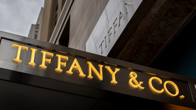 Tiffany & Co. sign