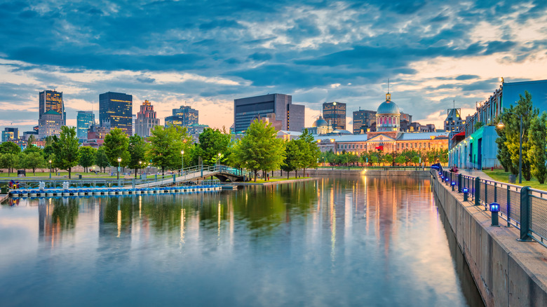 Montreal skyline.