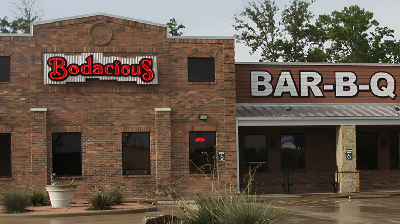 The exterior of a Bodacious Bar-B-Q location