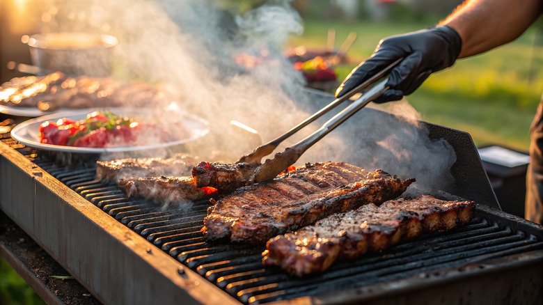 Backyard barbecue bliss with juicy grilled meats