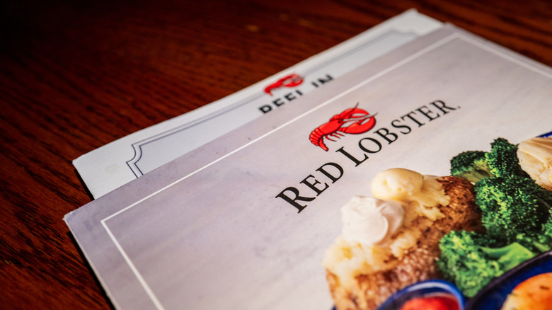 Menu for Red Lobster