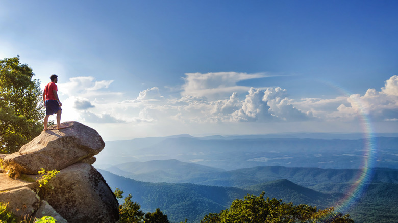 Blue Ridge Mountains in North Carolina, USA.
