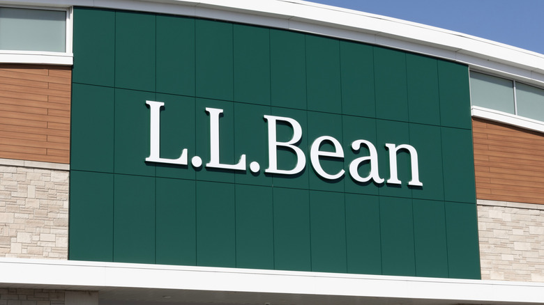 L.L. Bean retail store sign
