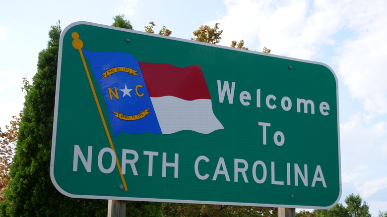 Welcome to North Carolina Sign