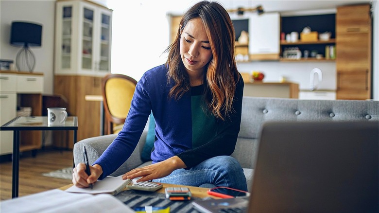 Person filing income taxes