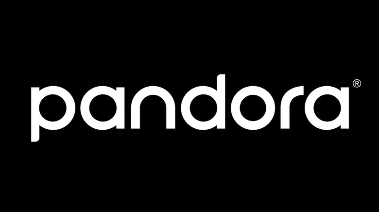 Pandora logo on white background
