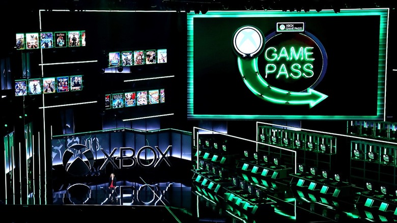 Xbox Game Pass stage presentation