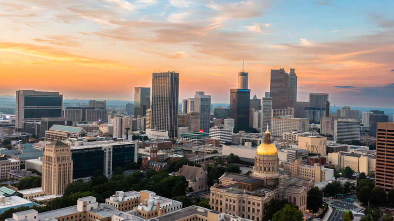 Aerial view of Atlanta, Georgia