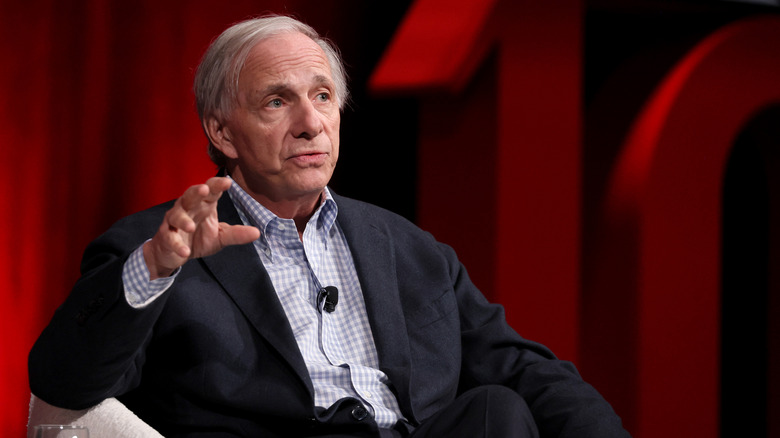 Ray Dalio speaking at an event